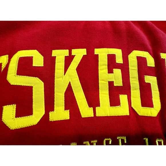 GILBERT HALL " SKEGEE Since 1881" Sweatshirt, Size M, Collegiate - Picture 4 of 11